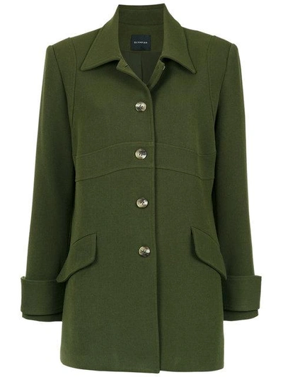 Shop Olympiah Andes Coat In Green