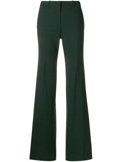 Shop Theory Flared Trousers - Green