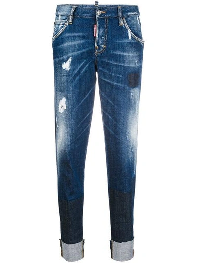 Shop Dsquared2 Hockney Jeans - Blue