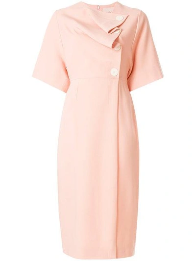 Shop Roksanda Sakura Dress - Neutrals