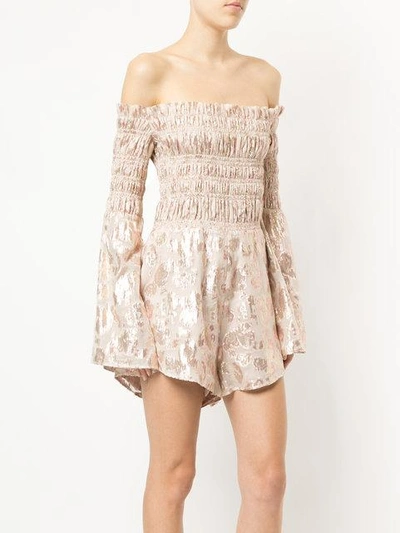 Shop Alice Mccall Doing It Right Playsuit - Neutrals