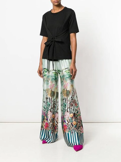 Shop Black Coral Palace Jungle Trousers In Green