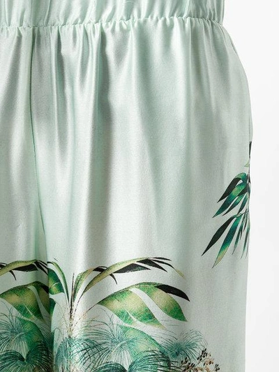 Shop Black Coral Palace Jungle Trousers In Green