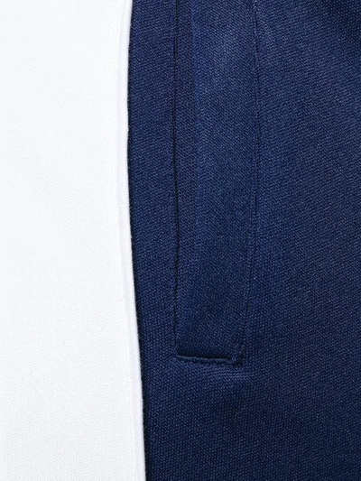 Shop Off-white Contrasting Strip Sweatpants - Blue