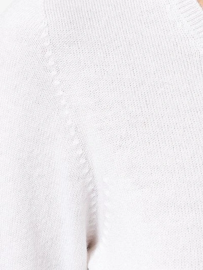 Shop La Fileria For D'aniello Long Sleeved Pullover - White