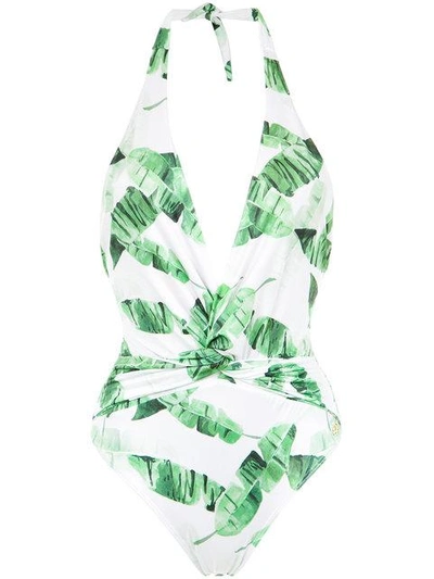 Shop Brigitte 'aline' Swimsuit In Green