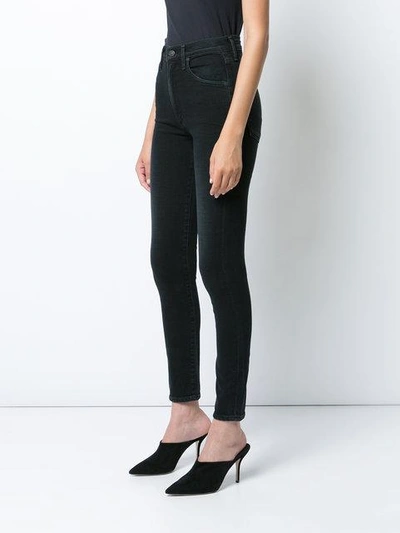 Shop Citizens Of Humanity Chrissy Hi-rise Jeans - Black
