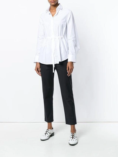 Shop Palmer Harding Classic Collar Blouse In White