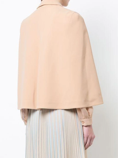 Shop Vionnet Layered Look Cape - Pink