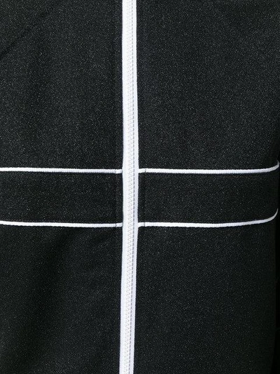 Shop Dondup Stripe Detail Zipped Sweatshirt