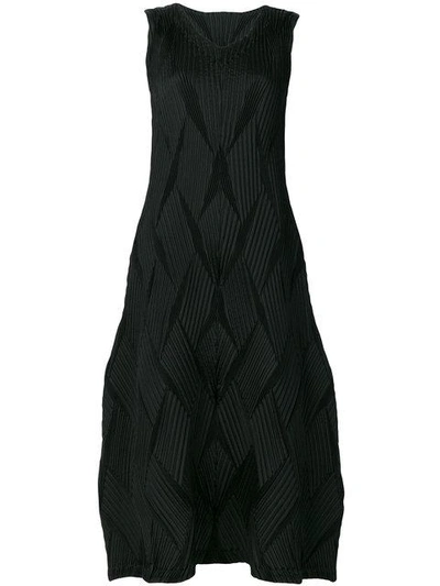 Shop Issey Miyake Textured Stitch Midi Dress