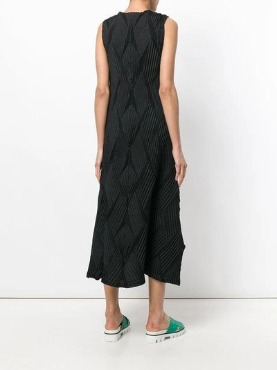 Shop Issey Miyake Textured Stitch Midi Dress