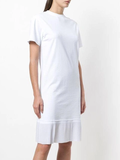 Shop Kenzo Pleated Hem T-shirt Dress