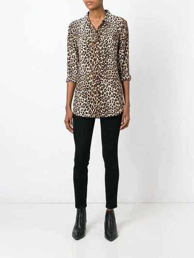 Shop Equipment Leopard Print Shirt In Neutrals