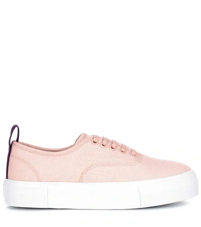 Shop Eytys Mother Canvas Sneakers In Pink