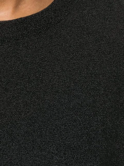 Shop Laneus Plain T-shirt Dress - Black
