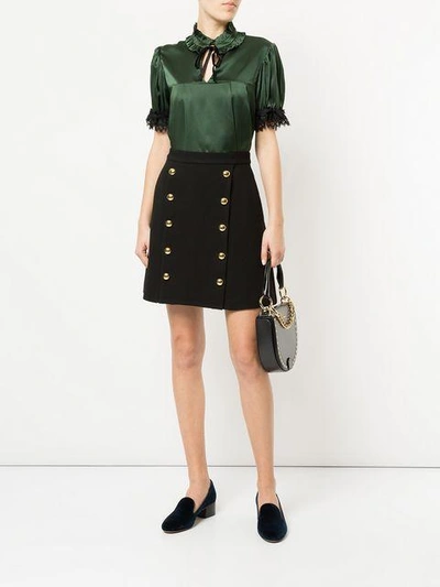 Shop Macgraw Teddy Boy Blouse In Green