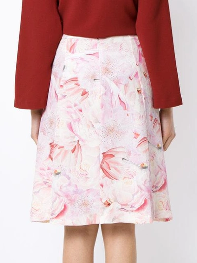 Shop Isolda Printed Midi Skirt - Pink