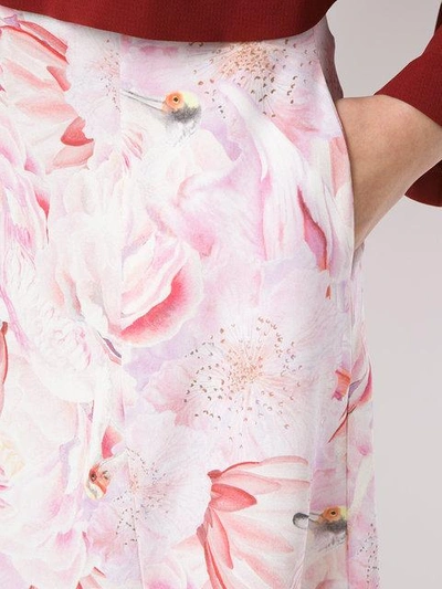 Shop Isolda Printed Midi Skirt - Pink