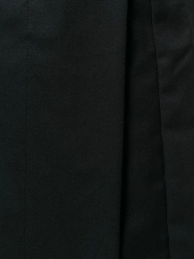 Shop Ivan Grundahl Raw Hem Wrap Skirt - Black