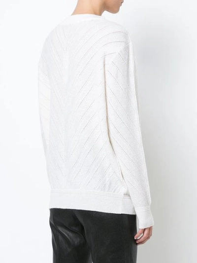 Shop Kimora Lee Simmons Pointelle Knit Top - White