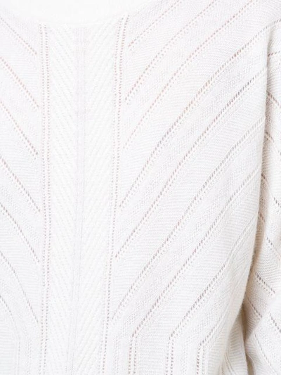 Shop Kimora Lee Simmons Pointelle Knit Top - White