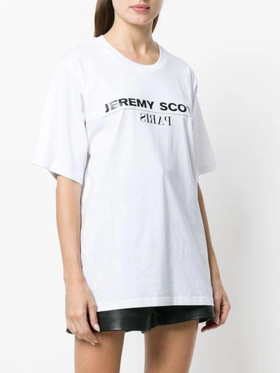 Shop Jeremy Scott Logo Print Oversized T