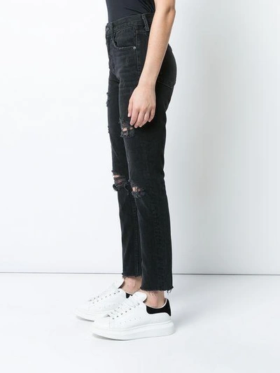 Shop Grlfrnd Jeans Mit Distressed-optik In Black