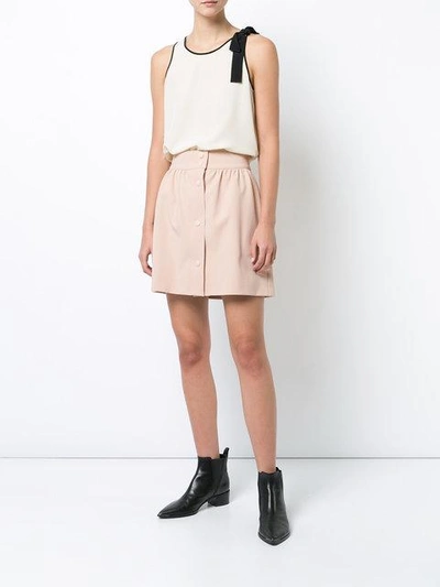 Shop Red Valentino High Waisted Mini Skirt