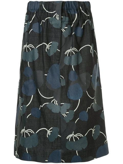 Shop Marni Elasticated A-line Skirt