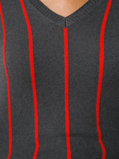 Cashmere In Love Sanem Striped Jumper In Grey