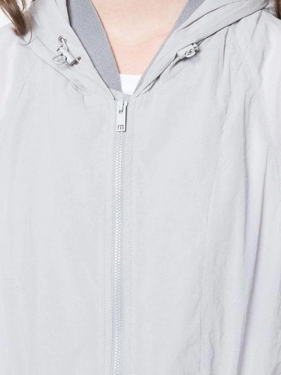 Shop Demoo Parkchoonmoo Long Double Zipped Coat In Grey