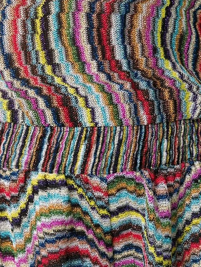 Shop Missoni Mare Striped Playsuit - Multicolour
