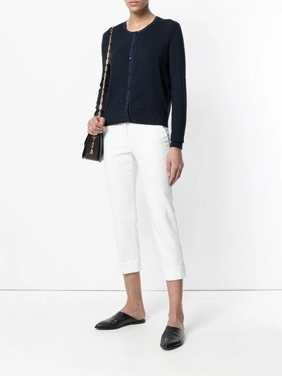 Shop Paule Ka Buttoned Cardigan - Blue