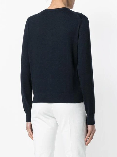 Shop Paule Ka Buttoned Cardigan - Blue