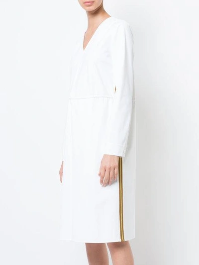 Shop Kuho Fitted Shirt Dress - White