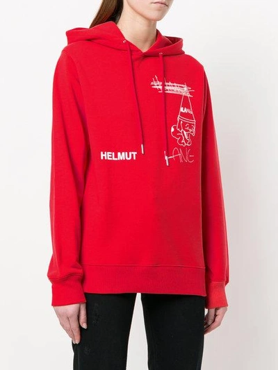 Shop Helmut Lang X Shayne Oliver Hoodie In Red