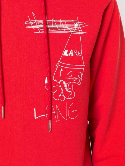 Shop Helmut Lang X Shayne Oliver Hoodie In Red