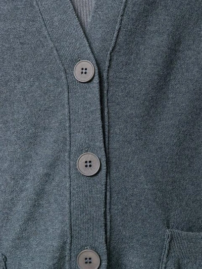 Shop Stella Mccartney Azure V-neck Cardigan In Grey