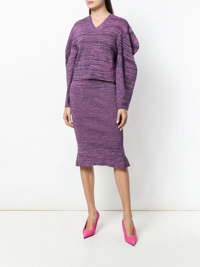 Shop Stella Mccartney Knitted Skirt