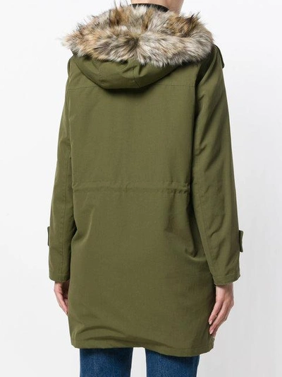 Shop Equipe '70 Pocket Embellished Parka In Green