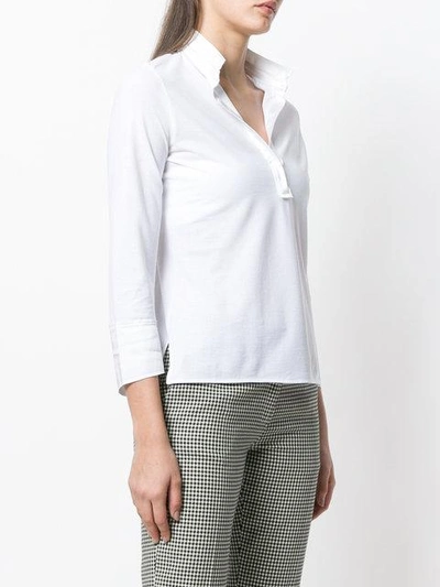 Shop Lamberto Losani V-neck Sweater - White