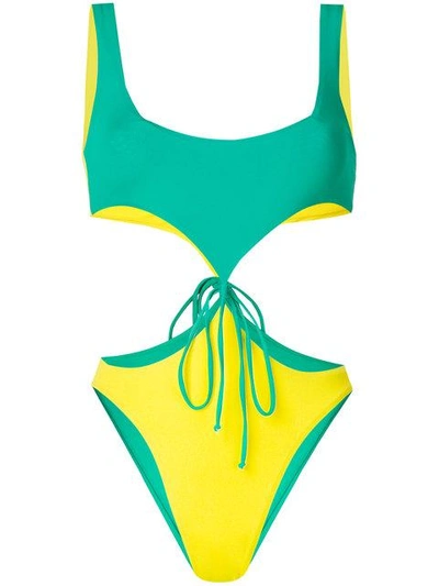 Shop Sian Swimwear Bia Two-piece Bikini In Green