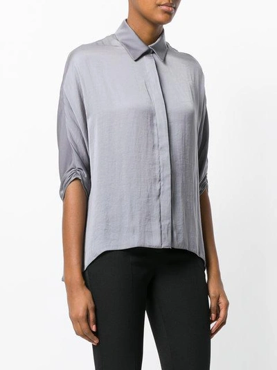 Shop Styland Shirt In Grey