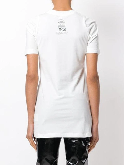 Shop Y-3 Crew Neck T-shirt In White