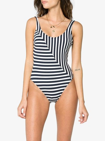 Shop Araks Harley One Piece Swimsuit In Blue