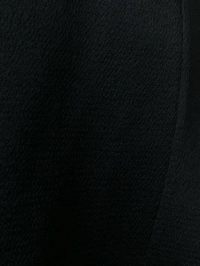 Shop Valentino Asymmetric Sleeve Blouse In Black