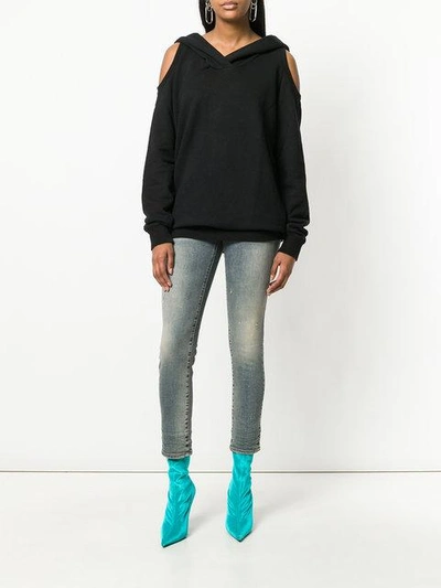 Shop Faith Connexion Faded Skinny Jeans In Blue