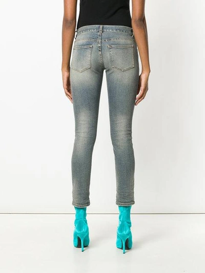 Shop Faith Connexion Faded Skinny Jeans In Blue