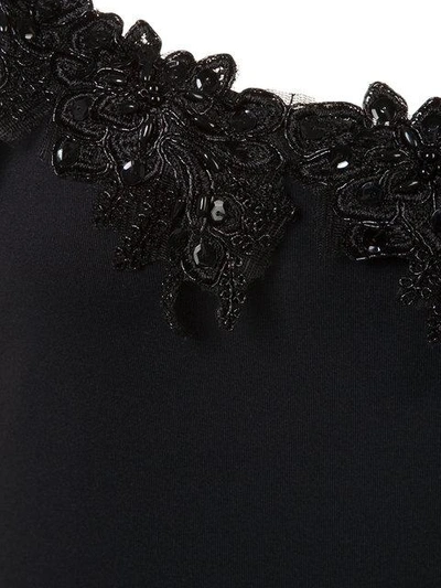 Shop La Reveche Lace Detail One-piece Swimsuit In Black